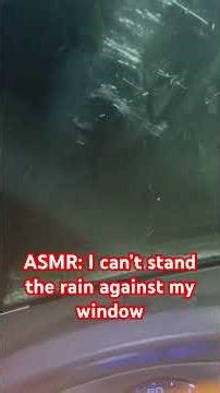 ASMR: Raindrops Just Keep on Falling