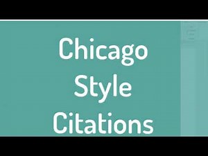 Chicago Style Format (17th Ed.): Manuscript, Footnotes & Endnotes