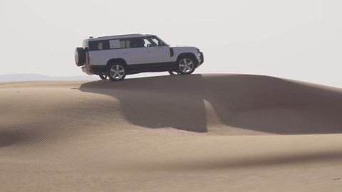 Land Rover Defender 130 Preview in Fuji White