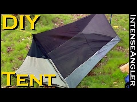 Homemade Ultra Lightweight Bivy Tent For Backpacking