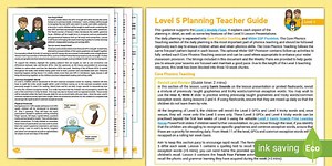 Level 5 Phonics Planning Teacher Guide