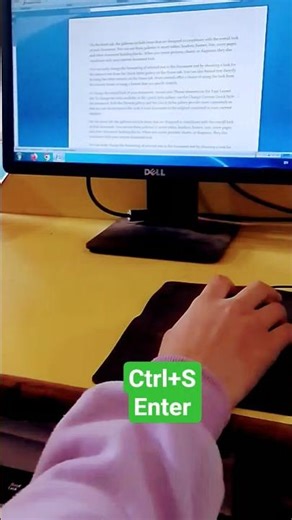 Save the document shortcut key 🗝️ .......................