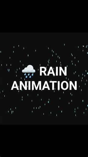 🌧️ Amazing Rain Animation Using Python 🤯 #coding #python #viral