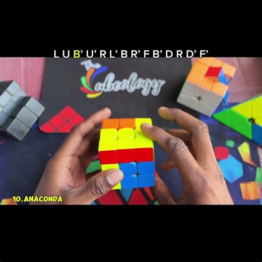 Anaconda Pattern | Cube Pattern 3x3 |#rubikscube #cubepattern #rubikscubepattern #anacondapattern