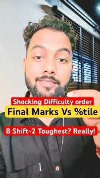 NTA URGENT😳|Shocking Paper Difficulty Order😳|Final Marks Vs Percentile JEE Main 2026 Session-2
