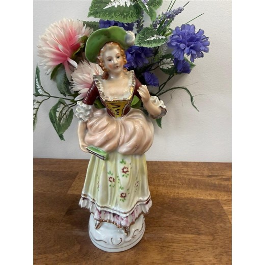 Vintage Occupied Japan Porcelain Lady Figurine Colonial Victorian Style Decor - Etsy