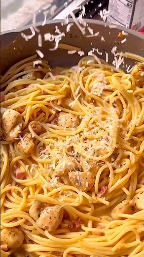 Creamy Chicken Carbonara Recipe | Easy & Delicious Weeknight Dinner