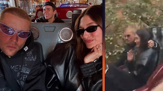 Justin Bieber, Hailey and Kid Laroi enjoyed a day at Disneyland after Justin's post about struggling with 'hate.' | Entertainment Tonight