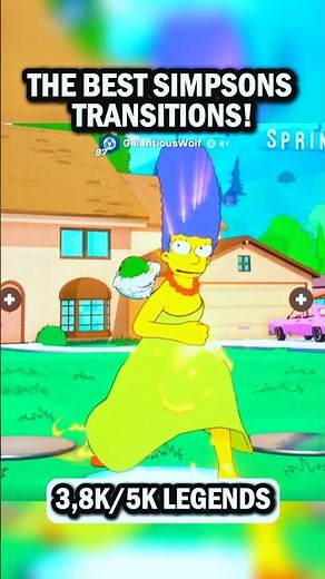 Fortnite x Simpsons: BEST Skin Transitions! 🔥