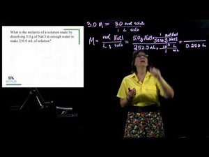 03_06 Solution Concentration and Molarity