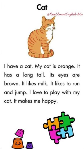My Cat Easy English Reading for Beginners A1