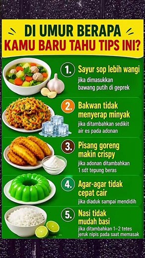 99% Orang Baru Tahu! 5 Tips Masak Sederhana yang Bikin Hasil Lebih Enak 🍳