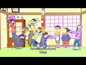Osomatsu-san S2E13 - Todomatsu Shooting His Brothers
