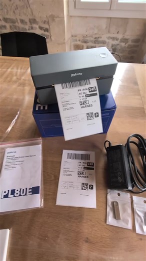 Imprimante thermique polono PL80E idéal pour imprimer vos bordereaux fonctionne sur pc, Mac, Android ou ios, application gratuite #imprimante #imprimantethermique #economie #polono #offresdhiver @Polono Official_France
