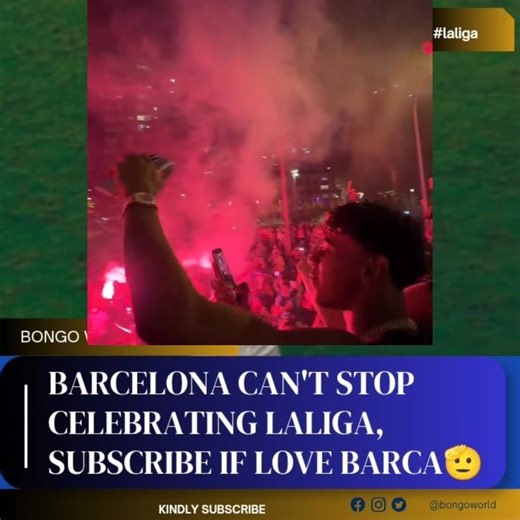 barcelona can't stop celebrating 👏 #barcelona