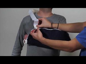 Cómo poner el cabestrillo inmovilizador de hombro resistente