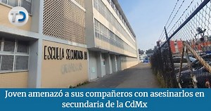 7.7K views · 295 reactions | ▶ En la secundaria 88, ubicada en la Venustiano Carranza, un joven sacó una navaja y amenazó a sus compañeros. Les dijo que los iba a matar a todos. Incluso continuó su amenaza por mensajes No se ha presentado a la escuela  #TelediarioEnEl6 con Paola Barquet y Carlos Zúñiga Pérez | Telediario Mx | Facebook