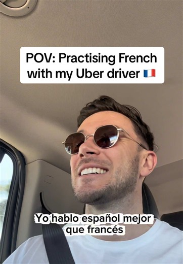 Practising French with my Uber driver. It’s so difficult to speak with a native French accent! #french #speakfrench #francais #bilingual #learnfrench
