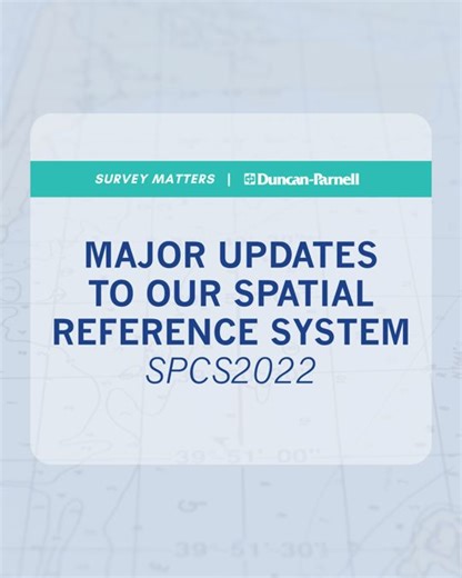 Duncan-Parnell on Instagram: "🎥 New episode of Survey Matters is live. Join Mark White, our Training and Support Manager, in the latest episode of our monthly YouTube series, Survey Matters, as he breaks down the upcoming 2026 updates to the National Spatial Reference System. This episode covers what’s changing with the new State Plane Coordinate System 2022, how updated reference frames may impact day-to-day workflows, and what surveyors can do now to prepare. Mark also explains how Trimble ha
