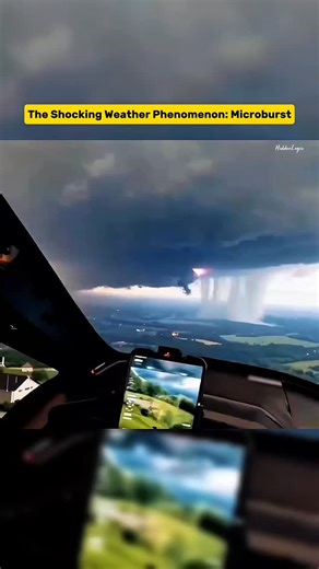 What Happens If You’re Caught in a Microburst? 🌩️ Do you know there’s a type of rain that can destroy everything in seconds? This deadly phenomenon is called a Microburst – a sudden downward storm with winds up to 270 km/h and rainfall so massive it feels like a dam has burst. 🌊 Caught under it, even cars and buildings can’t withstand its impact… imagine what happens to humans. 😱 ⚠️ Never underestimate the power of nature. #nature #storm #microburst #rain #rainstorm #disaster #naturalphenomen