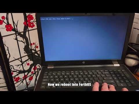 ForthOS reads a Windows NTFS file from bare metal — 75 seconds