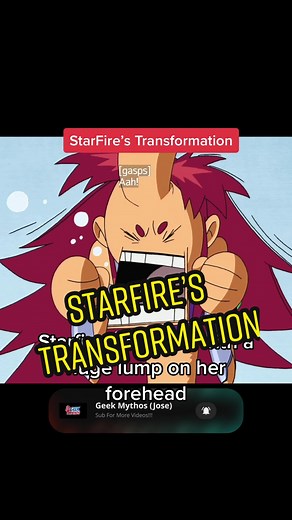 #teentitansstarfire #teentitanss #teentitansseries #transformationthursday✨🐛🦋 #pubertyhitdifferent #pubertyhelper101 #saturdaymorningcartoons❤️ #geekmythosreviews #starfiresupremacy