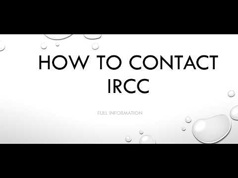 How to contact IRCC ( Immigration Refugees Citizenship of Canada)