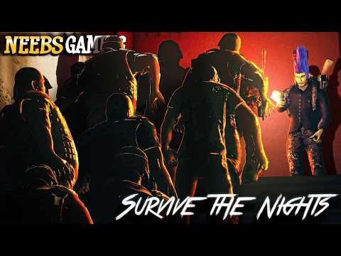 A HORDE STRIKES While Exploring an UNDERGROUND MILITARY BASE!!! - Survive The Nights