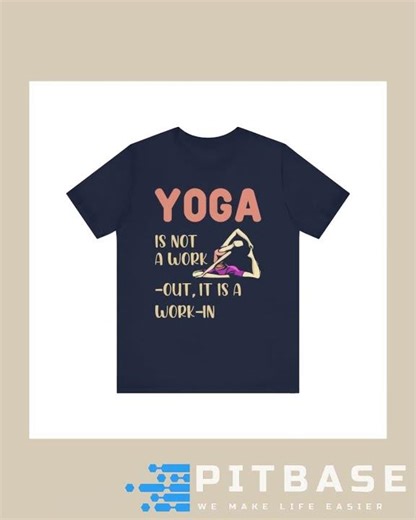 Yoga Is Not A Work T-shirt, Yoga Tshirt, Meditation Shirt, Yoga Unisex Shirt, Crewneck Shirt, Sho...