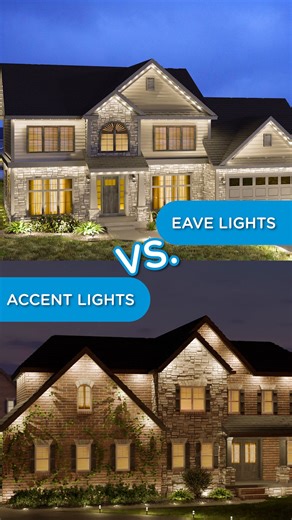 Wondering what the difference is between our new Eternity Accent vs. Eave lights? We've got you covered. 💡 Shop the new look here!: https://enbrightenme.com/products/enbrighten-vibe-wifi-color-changing-permanent-outdoor-eternity-accent-lights-36-lights-150ft-white-cord?_pos=3&_sid=a3093a74f&_ss=r | Enbrighten