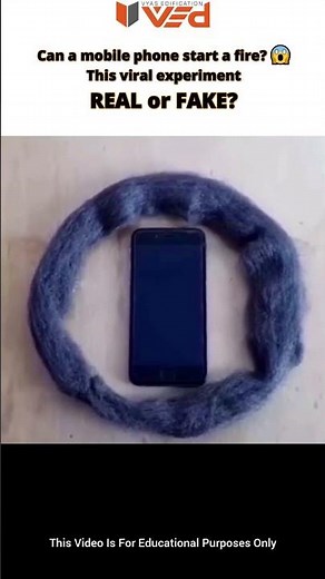 Phone Radiation vs Steel Wool 🔥 REAL or FAKE? #viral #shorts