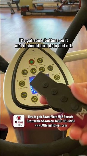 How To Pair Power Plate my5 Remote