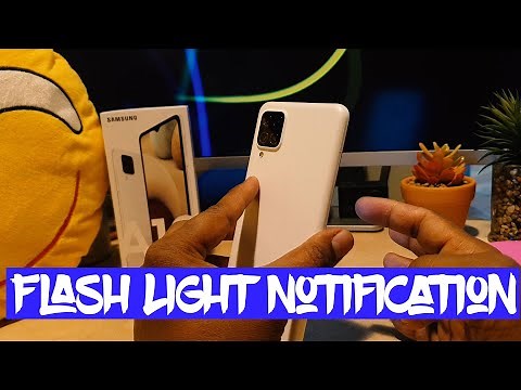 How To Enable Flash Light Notification In Samsung Galaxy A12