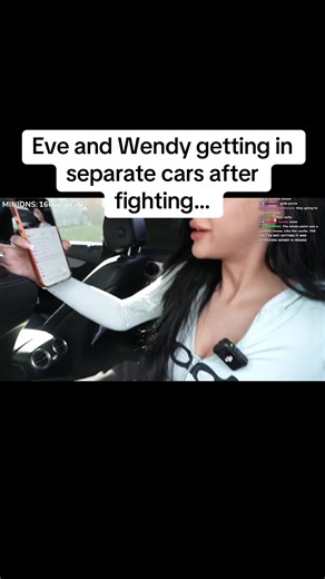 Wendy and Eve getting in separate cars after fighting about the house #fyp #Wendyortiz #jeve #parati #foryoupage