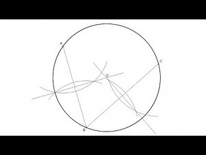 How to draw a circle passing through 3 given points