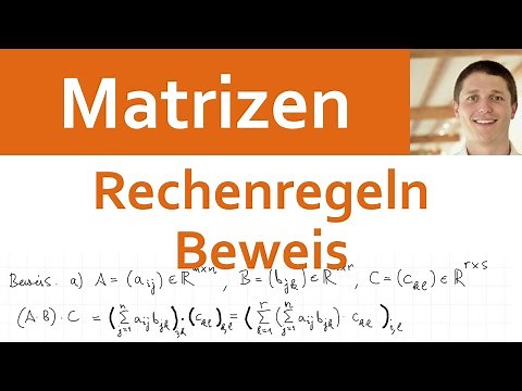📘 Matrizen 10 | Beweis der Rechenregeln für Matrixmultiplikation / Matrizenprodukt