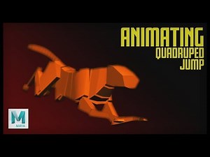 Quadruped Jump Animation (Autodesk Maya Tutorial)