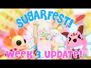 Week 3 Sugarfest Update! Latte Kitsune & Jiggly Jerboa! | Adopt Me Sugar Festival Roblox | Riivv3r