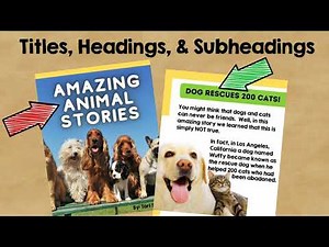 Nonfiction Text Features