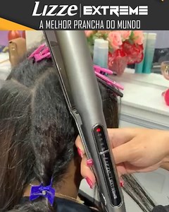 2.6M views · 3K reactions | A Lizze Extreme é a Melhor Prancha do Mundo! ❤️ Na primeira passada ela já alinha os Fios!  Poucas passadas e a progressiva já está perfeita! 殺 Única que Reduz de 2 horas para 40 minutos uma progressiva!  | Lizze Equipamentos | Facebook