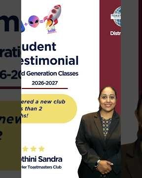 🚀 20+ CONNECTIONS. ONE NEW TOASTMASTERS CLUB.