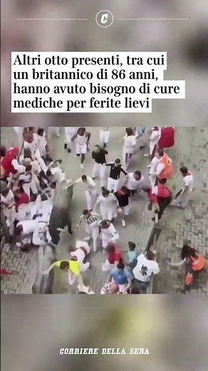 Due feriti nell’ultima corsa dei tori della festa di San Firmino, a Pamplona: le immagini
