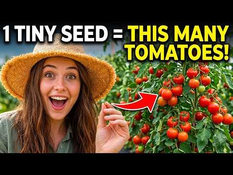 How to Grow Tomatoes 🍅at Home from Seed! (Full Guide for Beginners)