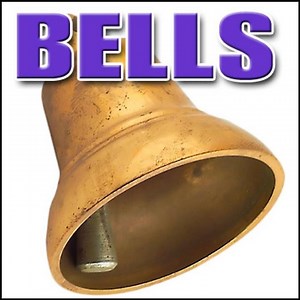 Bell, Door - Old Steel Shop Door Alert Bell: Short Ring, Bells, Metal Doors & Gates, Door Bells