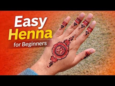 Easy Henna for Beginners | Simple & Beautiful Mehndi Design Tutorial