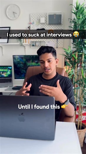 Mohd Harshad | Software Developer | Mentor on Instagram: "New website unlocked ‼️💯 This one's a must-have for cracking your dream job! 💻 Drop ‘Interview’ to get the link 👇🏻 Good luck, you've got this! :) 💻- #macbookprom4 #lockedinai #ai #jobinterviewtips #jobinterviewskills #leetcode #softwareengineers #lockedin #fyp #jobsearching"