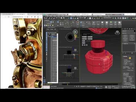 3ds Max Tutorial - Extruding with splines