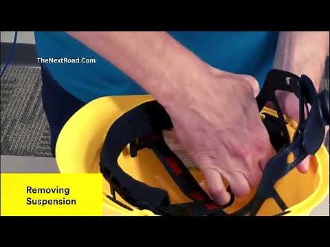 3M SecureFit Hard Hat Helmet Installing and Removing Suspension