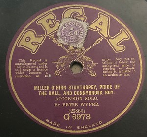 Peter Wyper - Earl Grey Strathspey, Speed The Plough, And Bonnie Dundee / Miller O'Hirn Strathspeny, Pride Of The Ball, And Donnybridge Boy