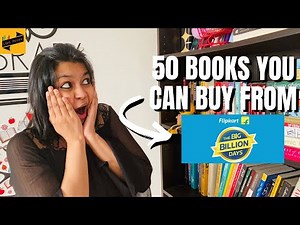 Top 50 book recommendations for FLIPKART SALE | Books for beginners| Big billion days | Libro review